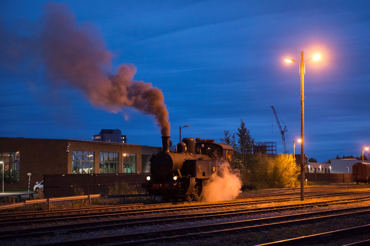 Ånglok för växling, SJ Na nr 576. Tillverkarnummer: MV 233.