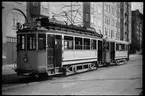 Aktiebolaget Stockholms Spårvägar, SS A1 119 kopplad med B20 877 på linje 5, Karlberg - Östra Station.