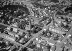 Flygfoto över Nässjö i Jönköpings län. Nr: 1041/1961