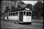 Aktiebolaget Stockholms Spårvägar, SS A2b med släpvagn vid Norra Bantorget på linje 3.