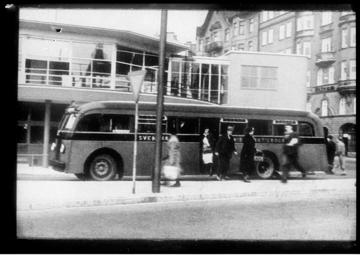 Buss vid hållplats Norra bantorget.