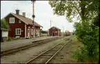 Statens Järnvägar, SJ Tp 3515 med persontåg vid Bärby station.