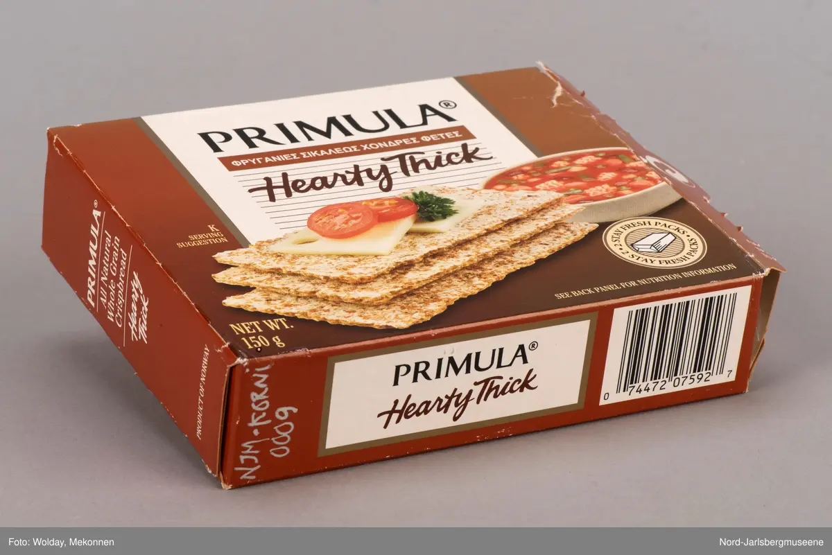 Emballasje med innhold, (flatbrød)
