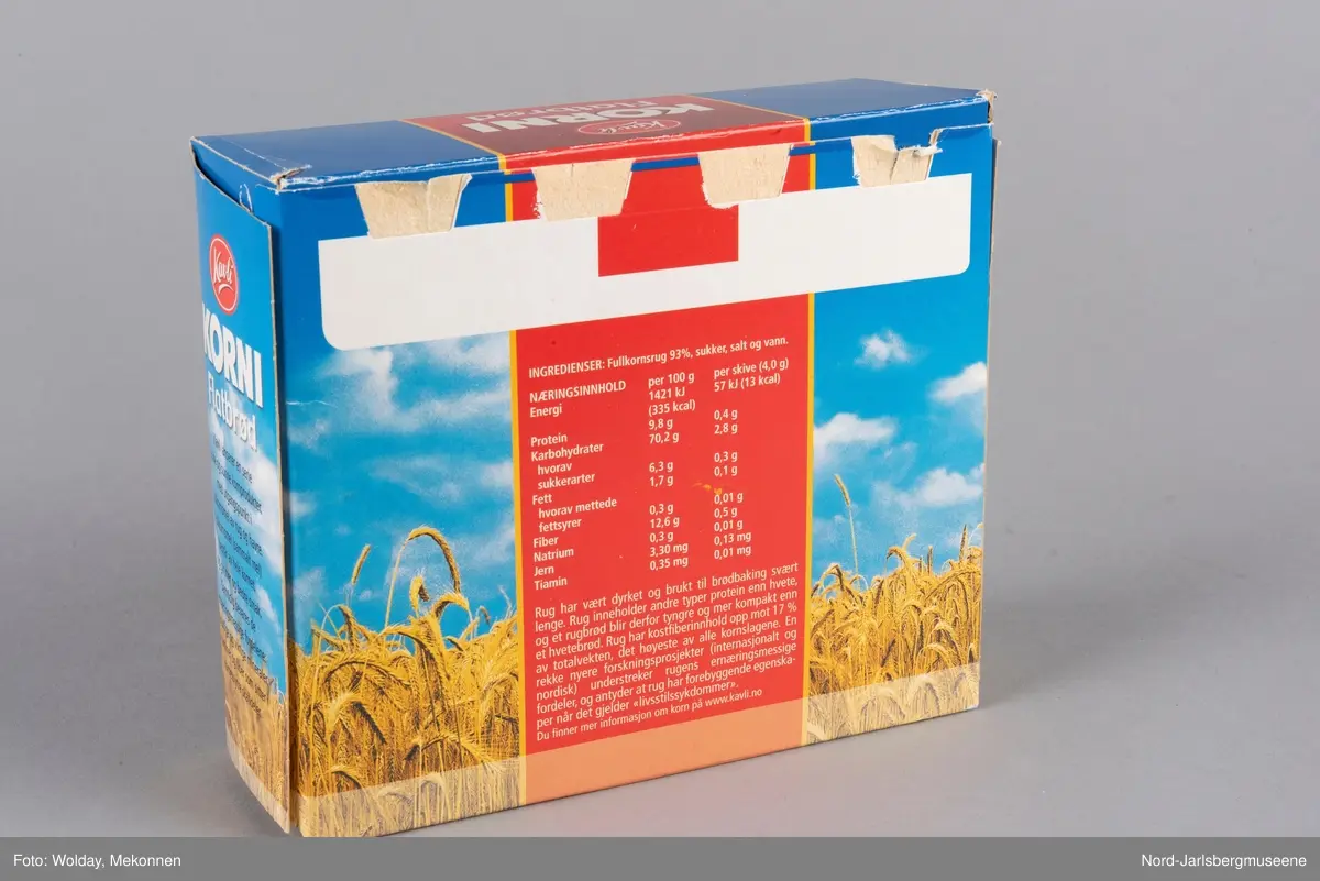 Emballasje med innhold (flatbrød)