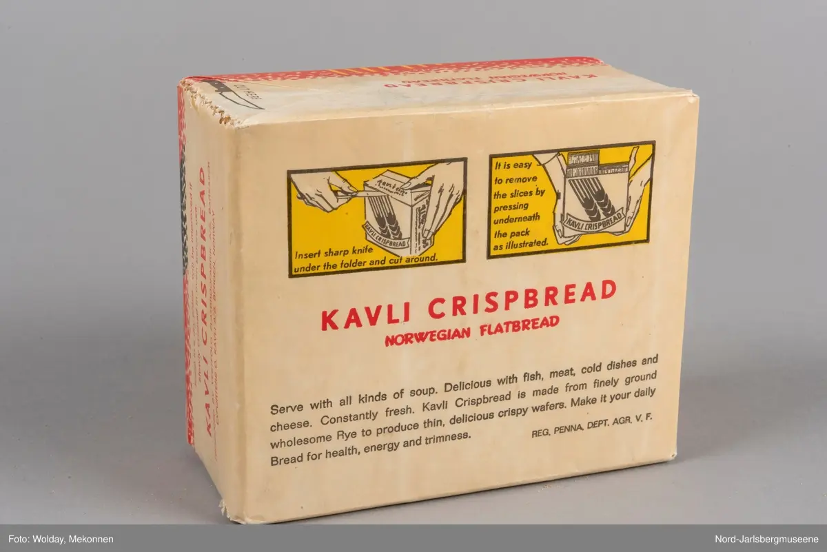 Emballasje med innhold (flatbrød)