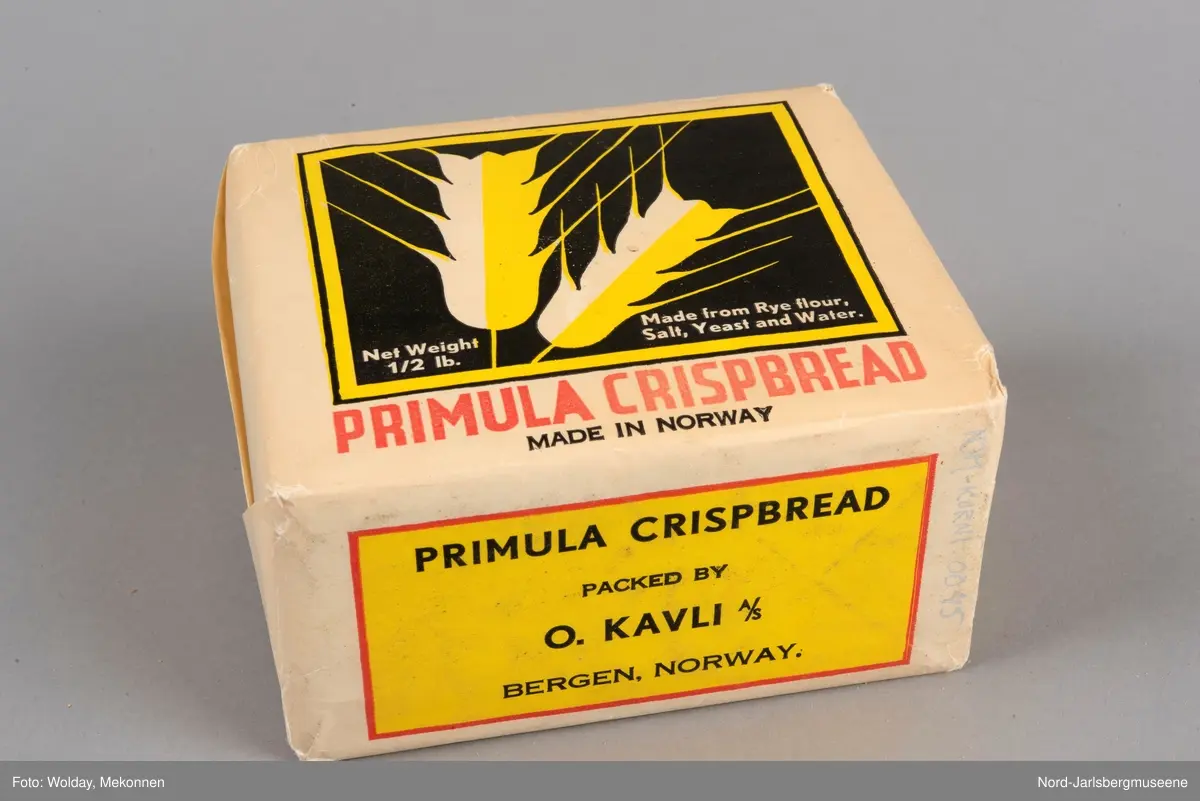 Emballasje med innhold (flatbrød)