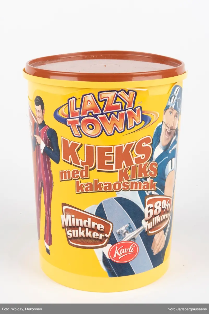 Emballasje med innhold (Kjeks med kakaosmak))