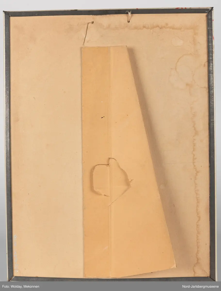 Plakat med bilde av en seilbåt (vikingbåt) i fart fylt med Terje Viken- brød