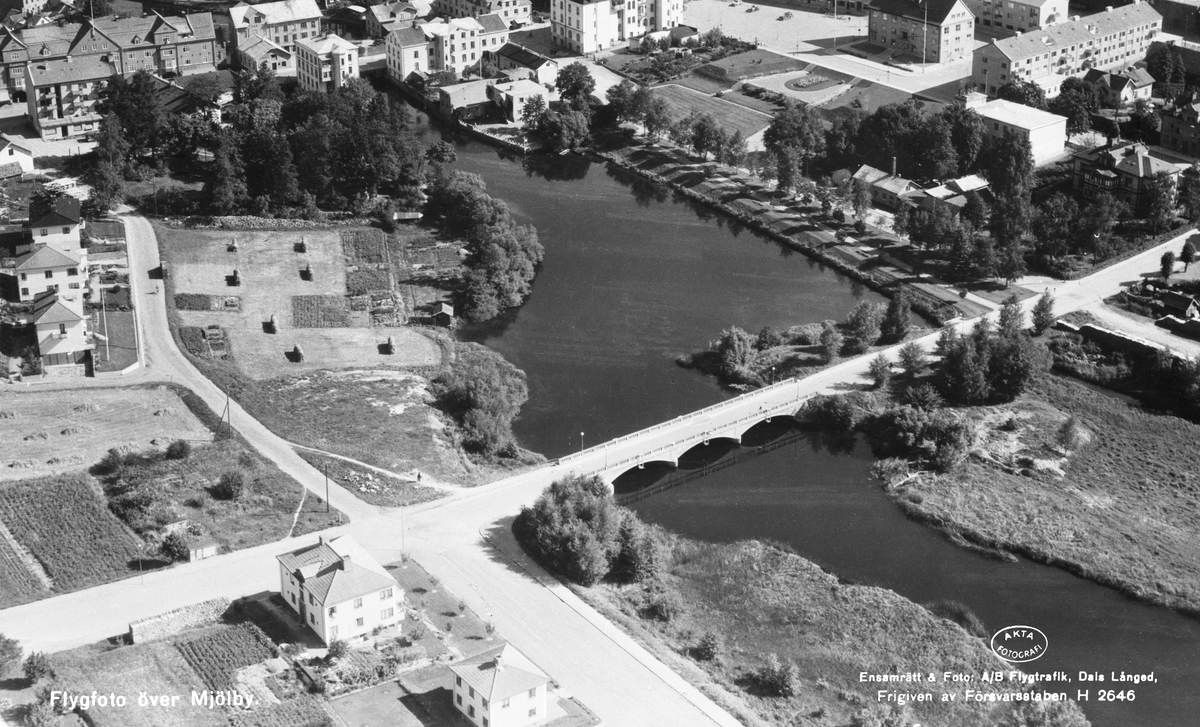 Mjölby från ovan.