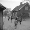 Deltagare vid SJK-resa vid Spångenäs 1964-10-05