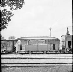 Hästspårvagn från Limhamns kalkbrott.
Bilden är tagen vid Go