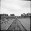 Museijärnvägen, Östra Södermanlands Järnväg, ÖSlJ godsvagn och tippvagnar på Läggesta södra station.