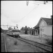 Trafikaktiebolaget Grängesberg  Oxelösunds Järnvägar, TGOJ X20-2(204,202,207,208) på Läggesta station.