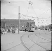 Göteborgs Spårvägar, GS M25 507 linje 2 Tynnered på Drottningtorget.