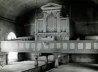 Orgelläktaren i Kristdala kyrka innan restaureringen 1962.