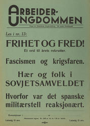 Arbeiderungdommen 1937 - 1938