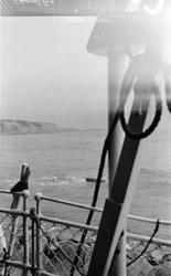 Motiv: Skåne, Malmö;
Fartyg på havet, vy över vattnet och ku