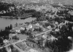 Flygfoto över Vaggeryd i Jönköpings län. Nr 1077/1961