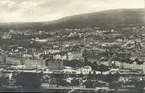 Vykort med motiv över Sundsvall.