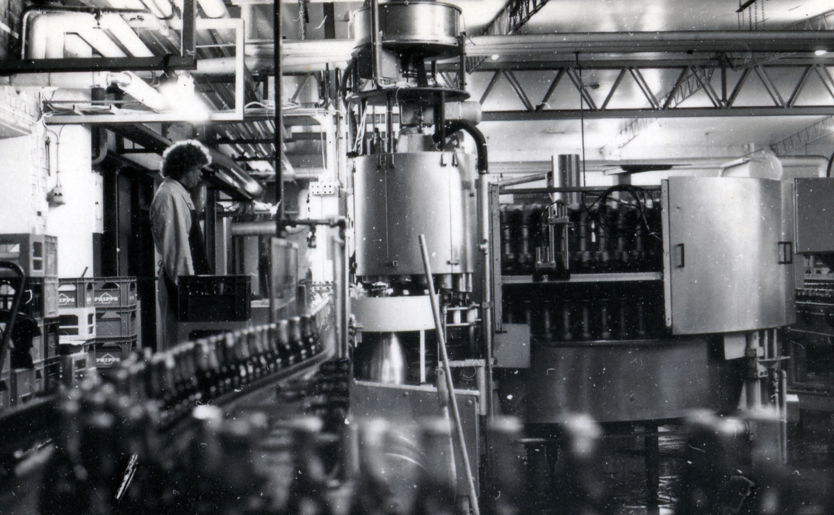 Bryggaregatan, Halmstad.
Appeltofftska Bryggeriet.
Från museipersonalens studiebesök den 29 januari 1980.