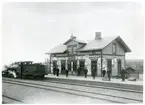 Norberg sn, Norberg.
Järnvägsstationen i Norbergsby, c:a 1900.