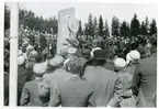 Norberg sn, Norberg, Ingolsbenning.
Engelbrektsstenens invigning, 1934.