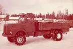 Prov med lastterrängbil 939 vid Arméns motorskola. Vinterprov i Sveg i mars 1962.