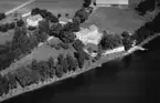 Flygfoto över Sunds Herrgård i Jönköpings kommun. Nr 1177/1962