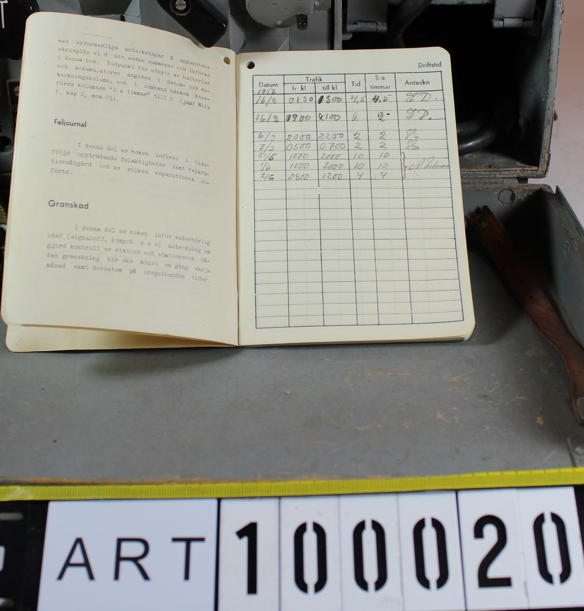Radiostation 10 W Br/4 m/39-43

Bärbar kortvågsstation för telgrafi (A1) och telefoni (A3).
Anskaffades i början av 1940 och avvecklades 1960 talet.

Tekniska data:
Sändningsslag:	         Telegrafi (A1) Telefoni (A3)
Antenneffekt:	         5 – 7 W vid A1 6 – 8 W vid A3
Antenn:		                  Kastantenn bestående av 2 st ca 9 m långa antennlinor samt 2 st linor av 
                                          samma längd, vilka tjänstgör som motvikt.
Räckvidd:	                  Med normalantenn Telegrafi 50 km Telefoni 20 km
Frekvensomfång:	          Sändaren 2500 – 5000kHz
                                          Mottagaren 1300 – 6100 kHz 
Moduleringsslag:           Amplitudmodulering
Sändartyp:	                  Självstyrd oscillator, effektsteg, mottagarktkopplat modulatorsteg Mottagartyp:	                  Superheterodynmottagare med mellanfrekvensen 1200 kHz.
                                          Överlagringsoscillator för telegrafimottagning.
Rörbestyckning:	          Sändaren 2 st AL1, 2 st KL4
                                          Mottagaren 3 st K2, 1 st KL4
Strömkällor:	                  H a n d g e n e r a t o r n lämnar två olika spänningar: 8 och 350 volt. Den 
                                          förstnämnda spänningen matar sändarrörens glödtrådar och S-M- reläets 
                                          manöverlindningar vid sändning A1 samt kan dessutom användas för  
                                          laddning av stationens Nifeackumulatorer.
                                          T o r r b a t t e r i e t av typ A126 lämnar spänning till mottagarrörens anoder 
                                          och till vissa galler.
                                          N i f e a c k u m u l a t o r e r n a av typ D10 matar mottagarrörens glödtrådar, 
                                          fungerar som mikrofonbatteri och avger manöverström till S-M-reläet vid 
                                          telefonisändning.
                                          Till 10 w Br/4 finns dessutom ett torrbatteri av typ A 4,5 vilket lämnar 
                                          erforderlig gallerförspänning vid nödmottagning.
Effektförbrukning:	  Vid sändning vågtyp A1 Handgeneratorn 8V / 12W, 350V / 27,3W
                                          Vid sändning vågtyp A3 Handgeneratorn 8V / 11,2 W, 350V / 36,75W
                                          Nifeack	4,8 volt	5,5 watt
Vikter:	                         10 W Br m/39 2 bördor: 	
	                                       Apparatlåda med innehåll	                   25,3 kg
	                                       Handgenerator med packfickor            8,7 kg
	                                 10 W Br/4 m/39-43 4 bördor:	
                                               Sändarlåda med innehåll	                   11,9 kg
                                               Mottagarlåda med innehåll	           10,7 kg
                                               Batterilåda med innehåll	                   10,9 kg
                                               Handgenerator	                                   12,8 kg


SoldI Signal 1942:
Stationen är utförd för telegrafering med och utan ton samt för telefonering. Den har en räckvidd av omkring 50 km vid telegrafering och 20 km vid telefonering.
Stationen förekommer i flera olika utföranden.

10 watts bärbar radiostation (10 W Br) är utförd i två bördor. Den ena bördan utgöres av apparatlådan, som innehåller sändare, mottagare och batterier. Den andra utgöres av hand- generatorn med packfickor.

10 watts cykelradiostation (10 W Cl) är utförd för cykeltransport och är uppdelad i fyra enheter: sändaren, mottagaren, batterilådan och handgeneratorn.

10 watts klövjeradiostation (se fotnot) (10 W Kl) är utförd för klövjning och är uppdelad i fem enheter – sändaren, mottagaren, batterilådan, materiellådan och handgeneratorn.

10 watts infanteriradiostation (10 W IBr) är utförd för bärning i fyra bördor på samma sätt som 10 W Cl.

Mottagaren består av A-del och B-del.
Vid långa förbindelseavstånd användes kastantenn, vid korta markantenn. 
Vid mottagning under marsch använder 10 W IBr och 10 W Kl stavantenn.

10 W stationerna blev en enhetsstation för hela armén och ingick i samtliga truppslag. P g a kriget och därmed en kraftig upprustning av försvaret blev tillverkningen mycket mer omfattande än vad man någonsin beräknat i de ursprungliga planerna.
Enligt KAFT Dnr H050:64:1067 1943-12-08 angående behov av viktigare krigsmateriel var detta för
10 W Br	1 710 st och
10 W Br/4	545 st.

Sven Bertilssons kommentarer
Som värnpliktig 1954/55 vid Kungl Värmlands regemente utbildades jag till telegrafist på 10 W Br/4. Den ingick då som bataljonschefens radioförbindelse med brigadstaben. Min erfarenhet var att det var svårt att få förbindelse på längre avstånd. Den ville gärna driva i
frekvens. Som beställningsmannaaspirant och senare armétekniker vid Arméns Signalskola på Marieberg i Stockholm fick jag lära mig att reparera och trimma stationen. Jag var senare också instruktör för värnpliktiga signalmekaniker.
Erfarenheten var också då att den var svår att trimmad p g a frekvensdrivning. Men det var kanske inte så underligt. Stationen var då gammal och arbete pågick vid Standard Radio med utveckling av den nya kortvågsstationen Ra 200. De första Ra 200 levererades 1958, men 10 W-stationen fanns kvar i arméns krigsorganisationen ända in på 1960-talet.

Beskrivningar
Instruktion för 10 watts bärbar radiostation 10 W Br/m39
Del I handhavande fastställd av KATF SiB/040 den 15 augusti 1944

Beskrivning av radiostation 10 W Br/4 m39-43 Tc 91021 1949 och 1956 års upplagor fastställd av KAFT år 1949

Instruktion för 10 watts bärbar radiostation 10 W Br m/39, 10 W Br m/39-43 Del II service Fastställd av KATF den 24 februari 1943. Dnr MB2/040:4003

Beskrivning av 10 watts bärbar radiostation 10 W Br m/39, 10 W Br/4 m/39-43 Tc 91010 Tc 91020 Del II Fastställd av KAFT SiB/040:3166 den 6 december 1950

Detaljkatalog över radiostation 10 W Br m/39 och radiostation 10 W Br/4 m/39-43

Fotnot:
Klövjning är transport med packdjur som bär last på ryggen. Ofta används särskilda klövsadlar eller packväskor som hänger på båda sidor om djuret för jämn fördelning av vikten. Klövjning används särskilt i oländig terräng, där hjultransporter är omöjliga.

Underlag till ”beskrivning” är i huvudsak hämtat ur Försvarets Historiska Telesamlingar
Armén, sammanställning över arméns lätta radiostationer under 1900-talet av
Sven Bertilsson och Thomas Hörstedt (Grön radio).
