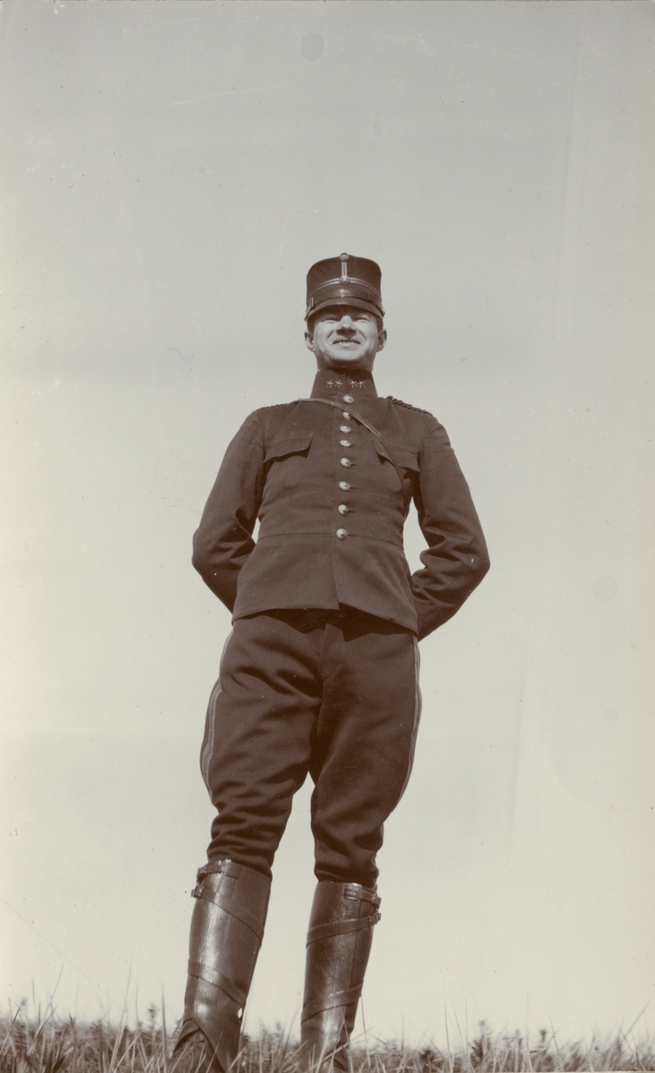Porträtt av en soldat.