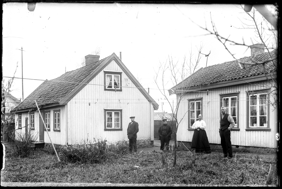 Klostergata 28 i Moss, tidligere husnummer 30,  kun et hus står igjen i dag.