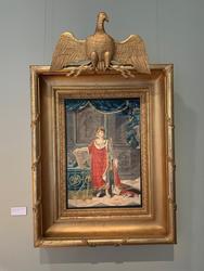 Kejsare Napoleons kröningsporträtt [Akvarell]