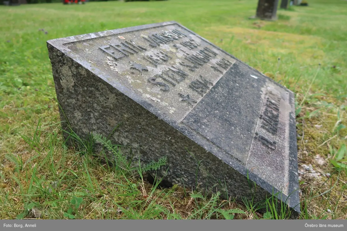 Fotoprotokoll

Acc. Nr. OLM-2019-402_1-45
Örebro läns museums diarienummer: 2016.230.125
Fotograf: Anneli Borg 
Objekt: Ramsbergs nya kyrkogård
Kommun: Lindesbergs kommun
Län: Örebro
År: 2019

Motiv: 
1-45	Ramsbergs nya kyrkogård, gravvårdar