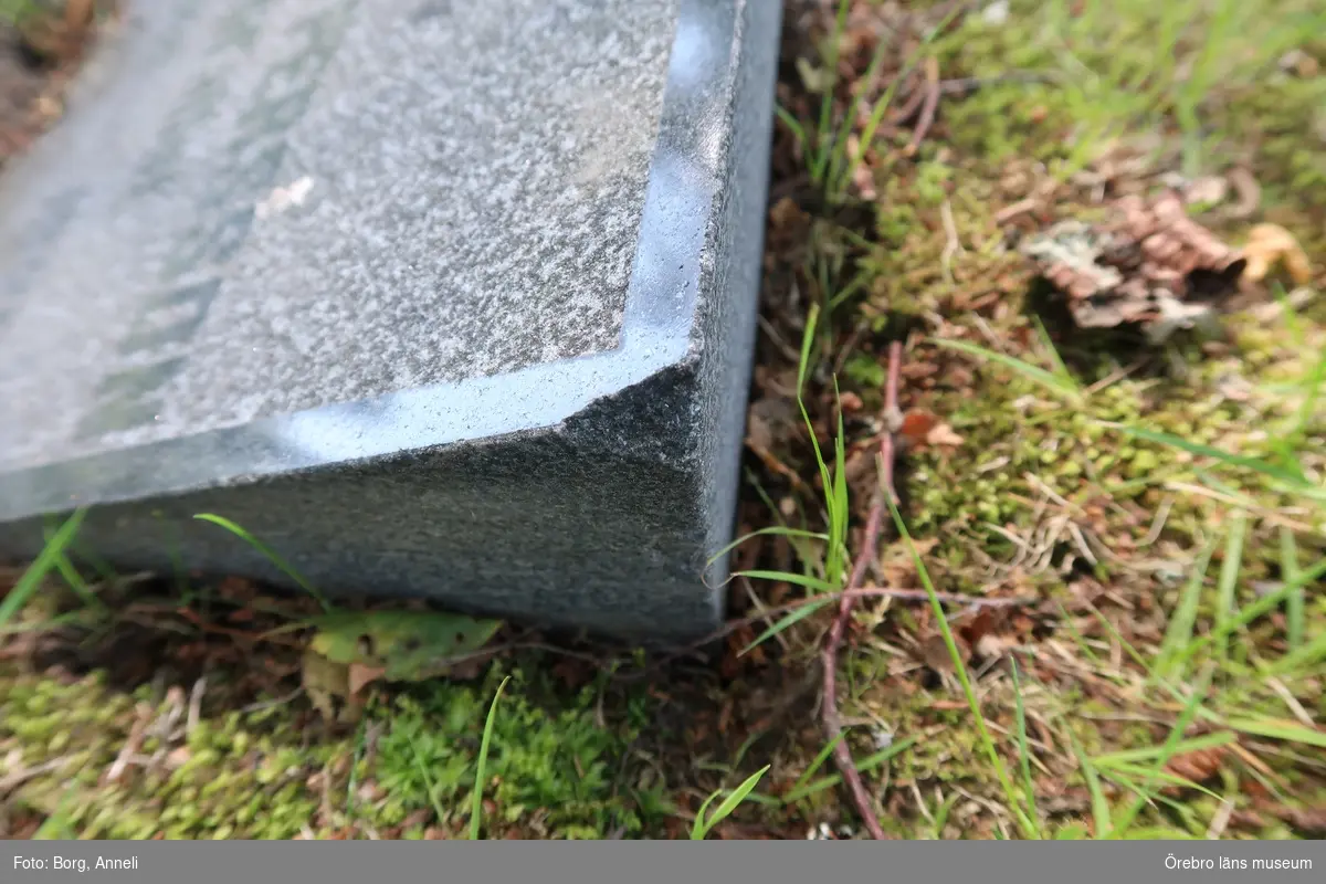 Fotoprotokoll

Acc. Nr. OLM-2019-400_1-45
Örebro läns museums diarienummer: 2016.230.125
Fotograf: Anneli Borg 
Objekt: Ramsbergs nya kyrkogård
Kommun: Lindesbergs kommun
Län: Örebro
År: 2019

Motiv: 
1-45	Ramsbergs nya kyrkogård, gravvårdar