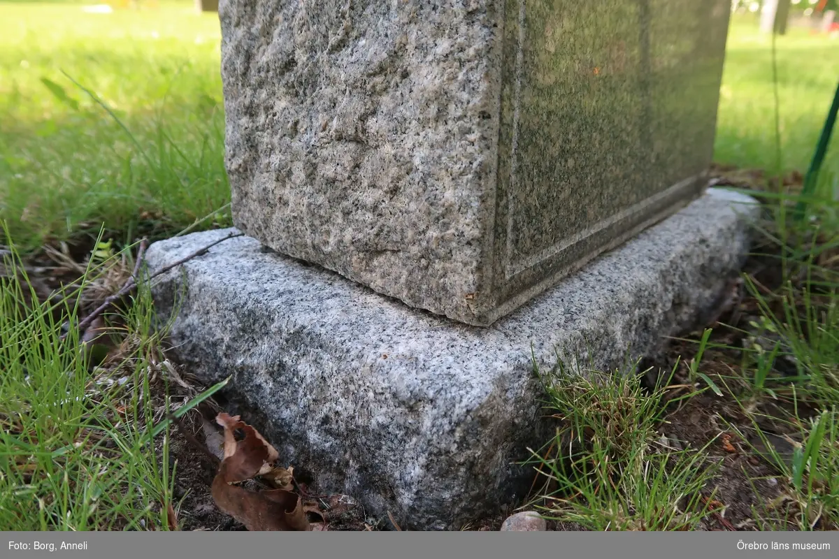 Fotoprotokoll

Acc. Nr. OLM-2019-400_1-45
Örebro läns museums diarienummer: 2016.230.125
Fotograf: Anneli Borg 
Objekt: Ramsbergs nya kyrkogård
Kommun: Lindesbergs kommun
Län: Örebro
År: 2019

Motiv: 
1-45	Ramsbergs nya kyrkogård, gravvårdar