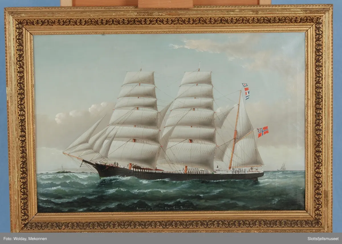 Bark Agathe av Tønsberg, Cap.tn. Chr. Bjønness