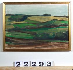 Kväll, Skåne [Målning]