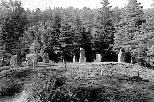 DOMARRING PÅ GRAVFÄLTET VID HÄSTEVAD, NEDANFÖR ÄTTESTUPAN PÅ HALLEBERG I ANSLUTNING TILL UVHJ OCH VARGÖNS SAMHÄLLE