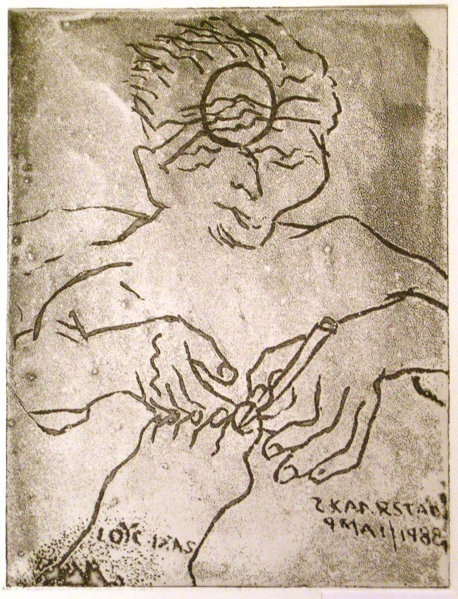 S. Kaarstad 9. mai 1988 [Grafikk]