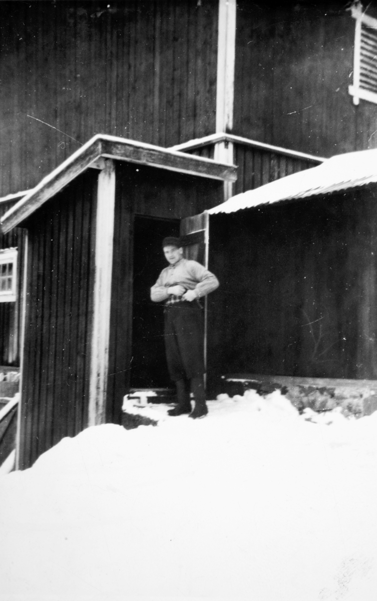 Bergsjøen, Stange Almenning, vinter, Sverre Simensen, utedo.