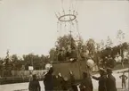 Luftballong vid Stockholms idrottspark, nuvarande Stockholm stadion.