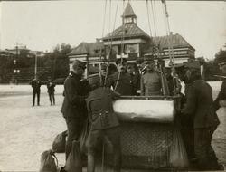 Luftballong vid Stockholms idrottspark, nuvarande Stockholm 