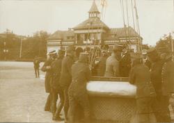 Luftballong vid Stockholms idrottspark, nuvarande Stockholm 