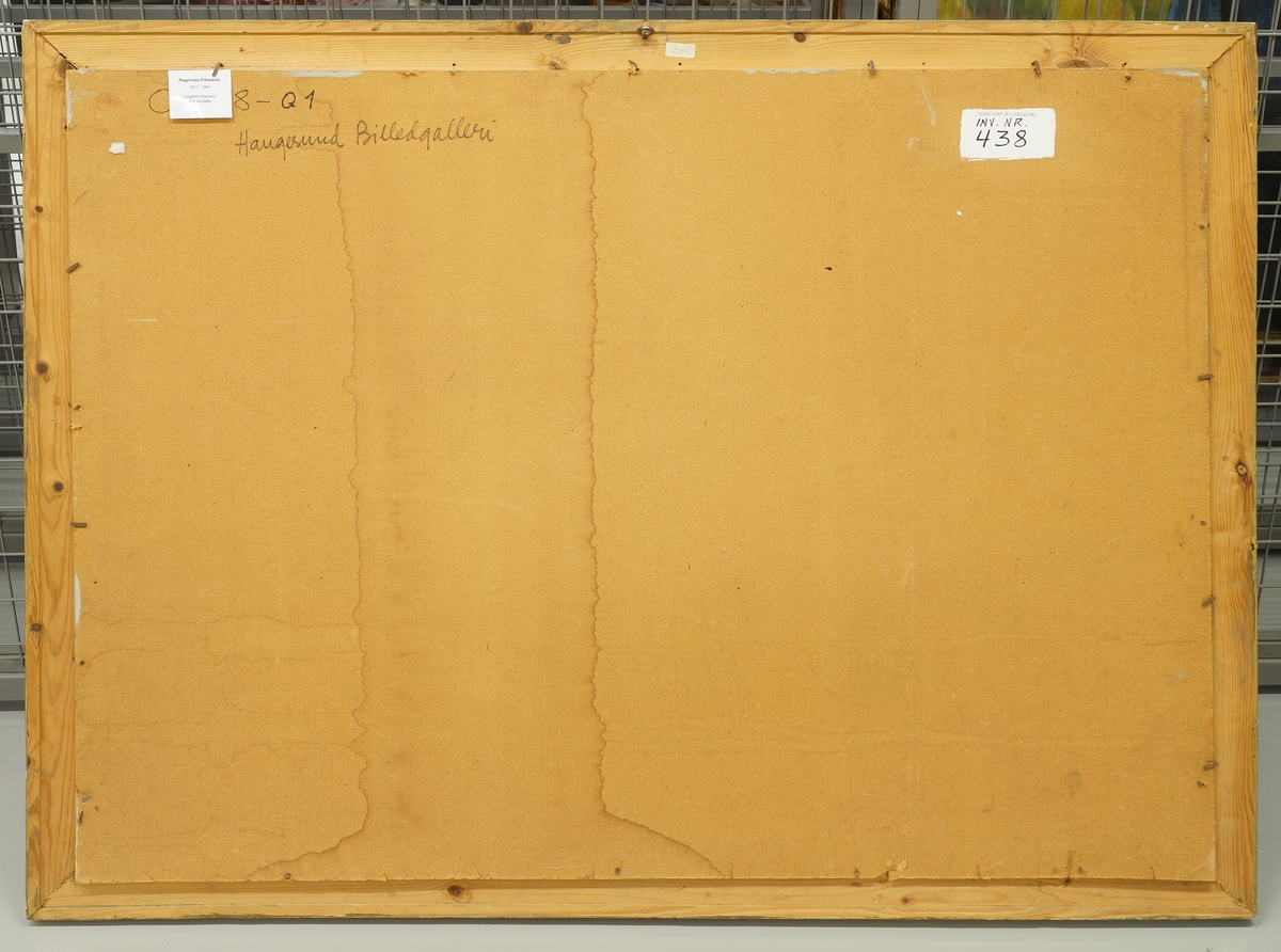 Kvinne og narr [Maleri]