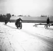 Motorcykelutbildning på Trekanten. Vinterutbildning.