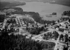 Flygfoto över Rörvik i Sävsjö kommun, Jönköpings län. 1179/1963