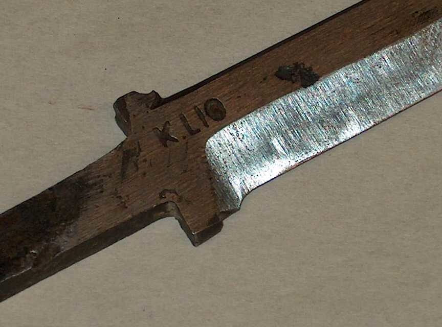 Knivblad. Heimesmia, ubruka.