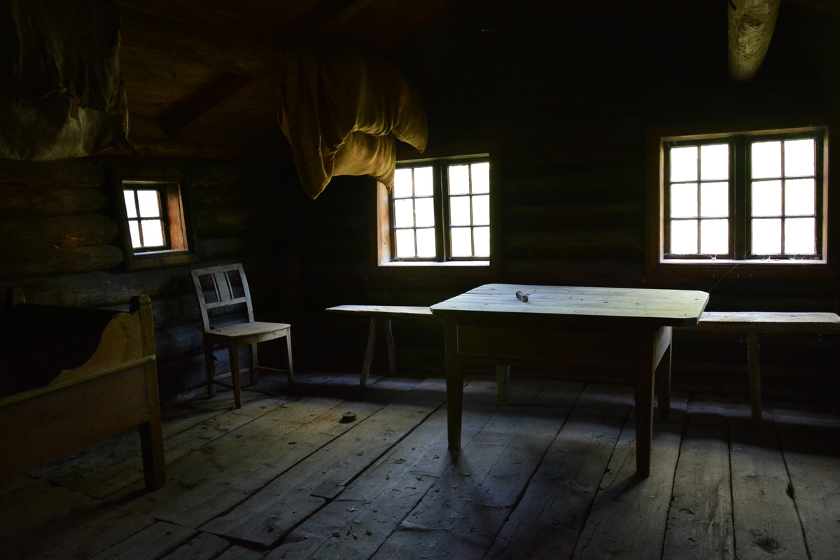 Stove av "den eldste hustype som finst i Valdres".