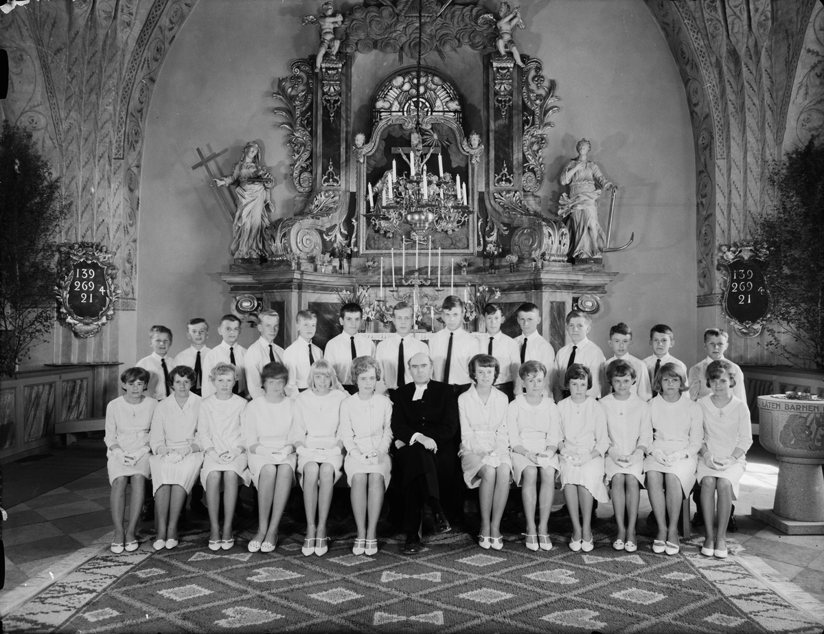 Konfirmander födda 1951, Börstil socken, Uppland 1965