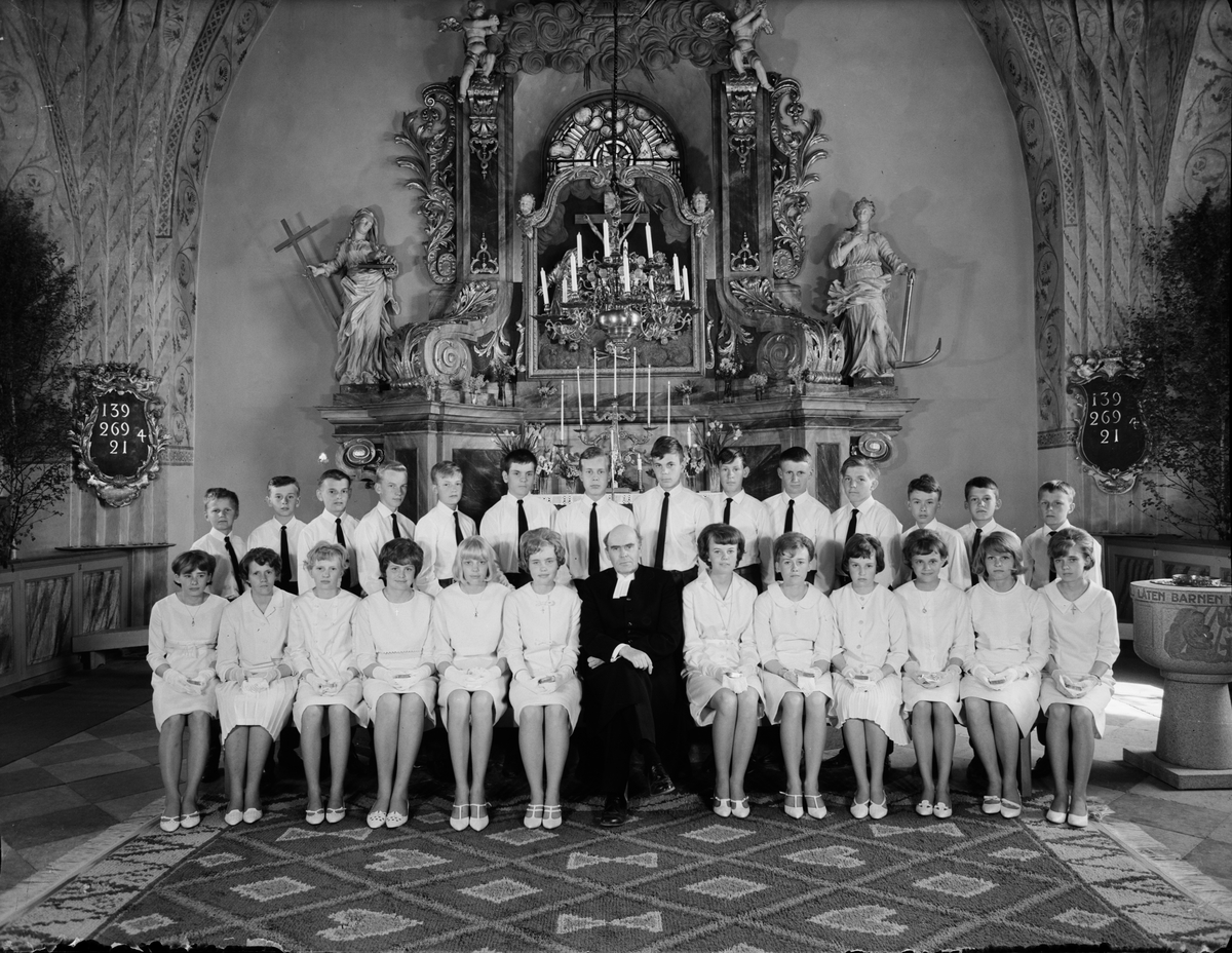 Konfirmander födda 1951, Börstil socken, Uppland 1965